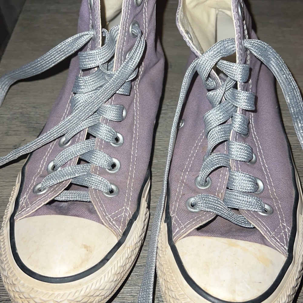purple converse!